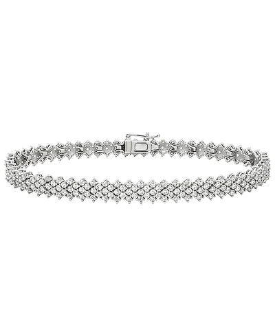 Macy's Diamond Tennis Bracelet (4 ct. t.w.) in Sterling Silver