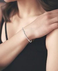 Macy's Diamond Flower Bracelet (2 ct. t.w.) in 10k White Gold