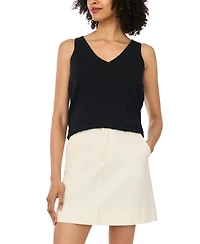 Vince Camuto Women's Cotton-Blend Pointelle Tank Top