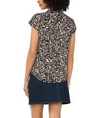 Vince Camuto Women's V-Neck Short-Sleeve Top