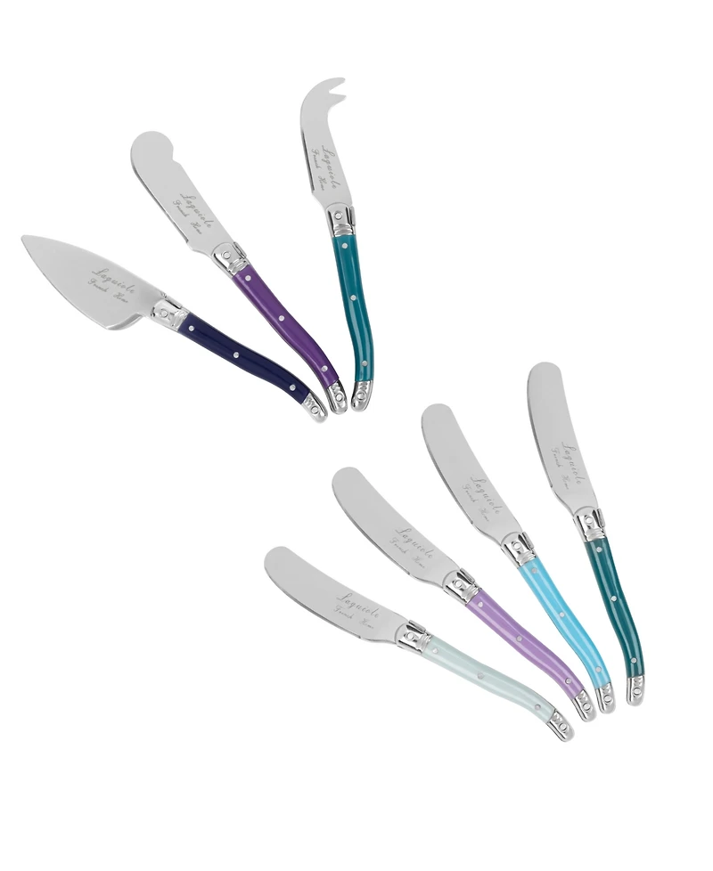 French Home Laguiole Cheese 7-Pc. Knife Spreader Set