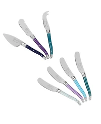 French Home Laguiole Cheese 7-Pc. Knife Spreader Set
