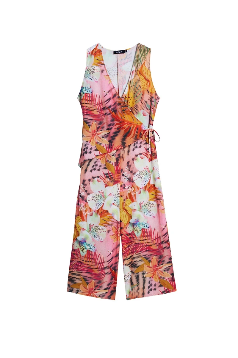 Desigual Women's Tropical Wrap Jumpsuit