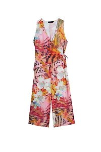 Desigual Women's Tropical Wrap Jumpsuit