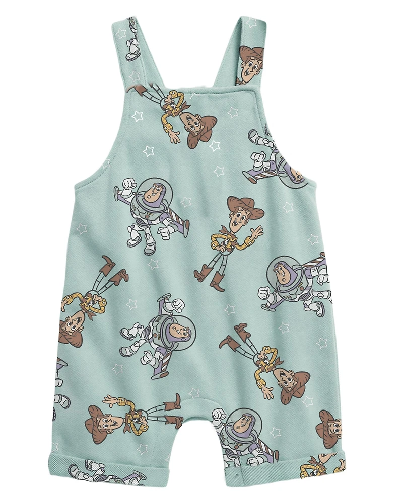 Disney Baby Boys' Toy Story T-Shirt and Shortall with Bucket Hat, 3-Piece Set