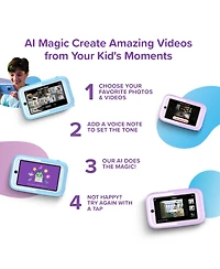 myFirst Camera 50 (Purple) New Ai Editor for Kids, 20MP Photos 1080P Video, Front & Selfie Lens, Birthday Gifts Boys Girls Ages 4-15 Port