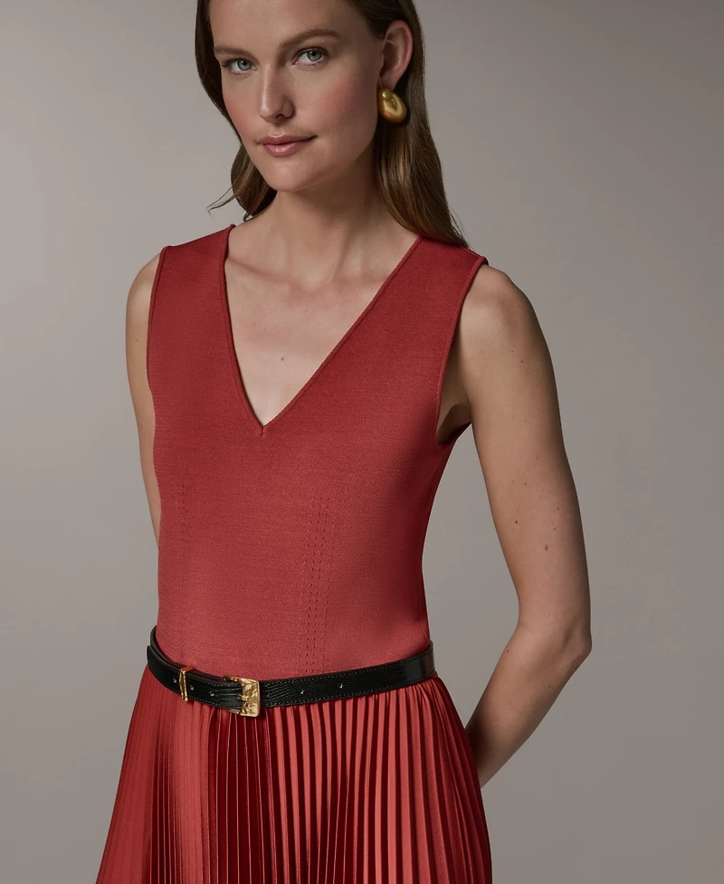 Donna Karan New York Women's V-Neck Dress