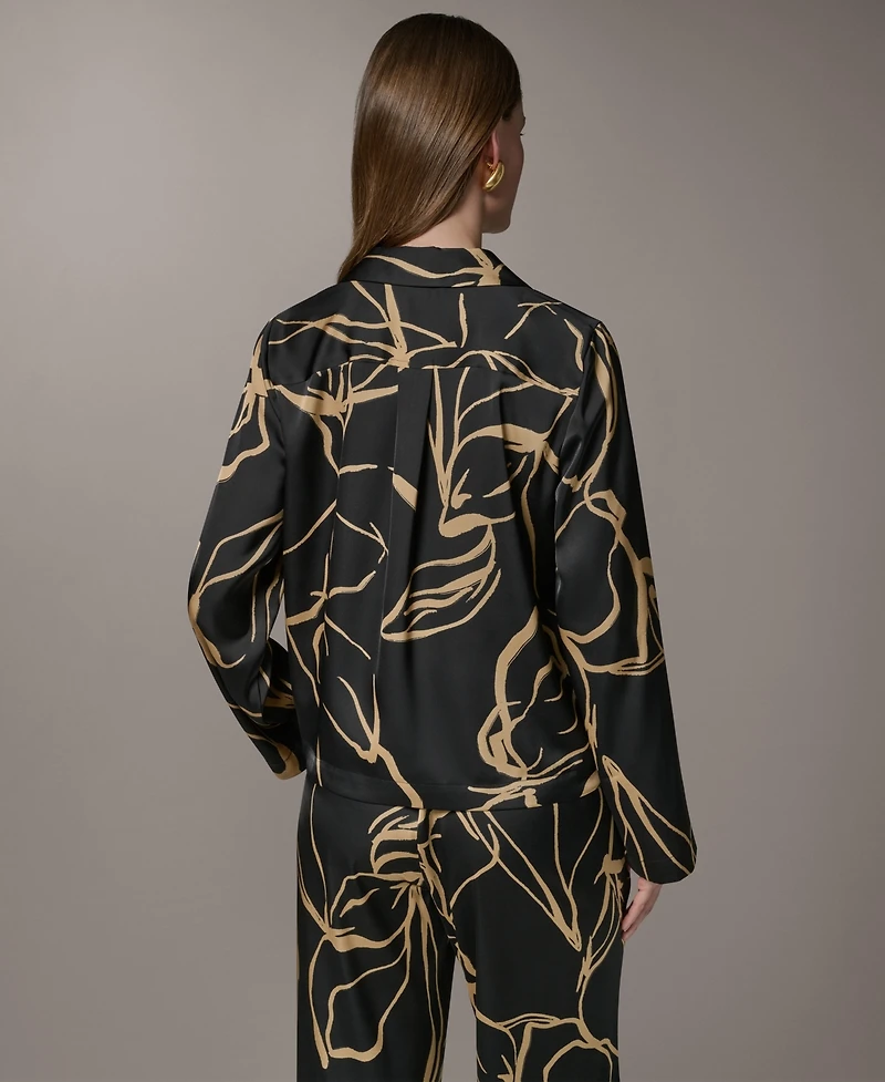 Donna Karan New York Women's Button-Up Top