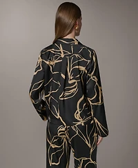 Donna Karan New York Women's Button-Up Top