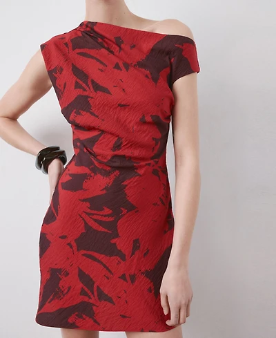 Mango Women's Short Patterned Dress