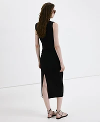 Mango Women's Long Draped Dress
