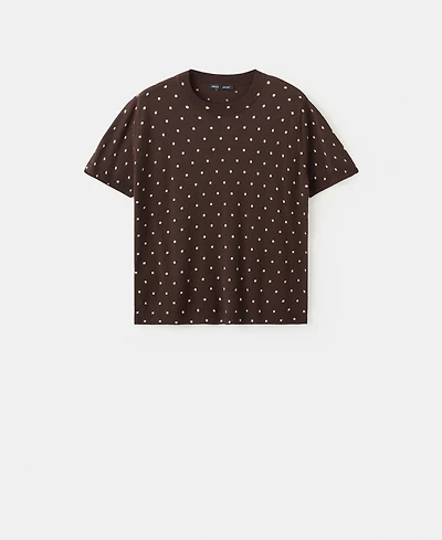 Mango Women's Polka-Dot Knitted Sweater
