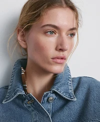Mango Women's Pockets Denim Jacket