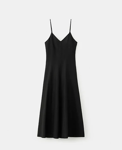 Mango Women's A-Line Linen Dress