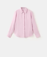 Mango Women's Straight Linen Shirt