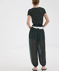 Mango Women's Polka-Dot Knitted Sweater