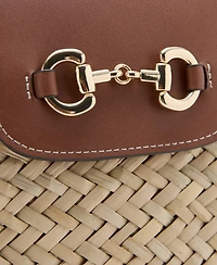 Mango Women's Medium Natural Fiber Basket Bag