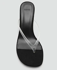 Mango Women's Jelly Strap Heel Sandals