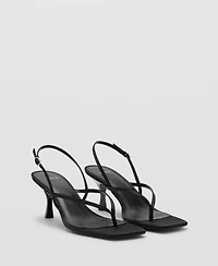 Mango Women's Strappy Heeled Sandals