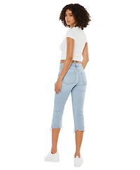 KanCan Women's Celene High-Rise Capris