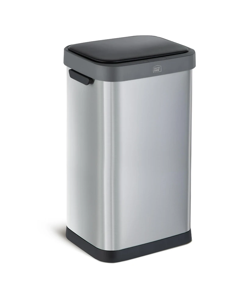 Home Zone Living Gallon Sensor Kitchen Trash Can with Motion Sensor Lid and Touch Controls, Stainless Steel