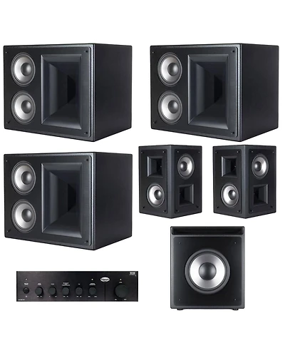 Klipsch Thx-5000 6-pc Surround Sound Home Theater System Black