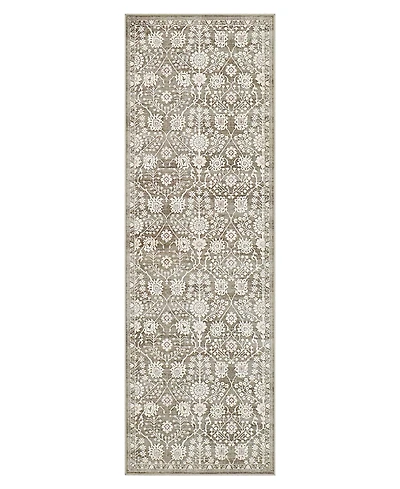 Hunter Florence Washable Non-Slip Printed Chenille Runner Rug, 72" x 24"