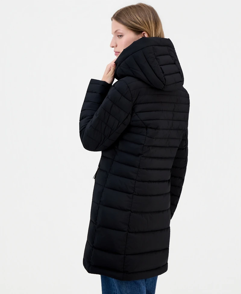 Tommy Hilfiger Women's Puffer Packable Hooded Coat