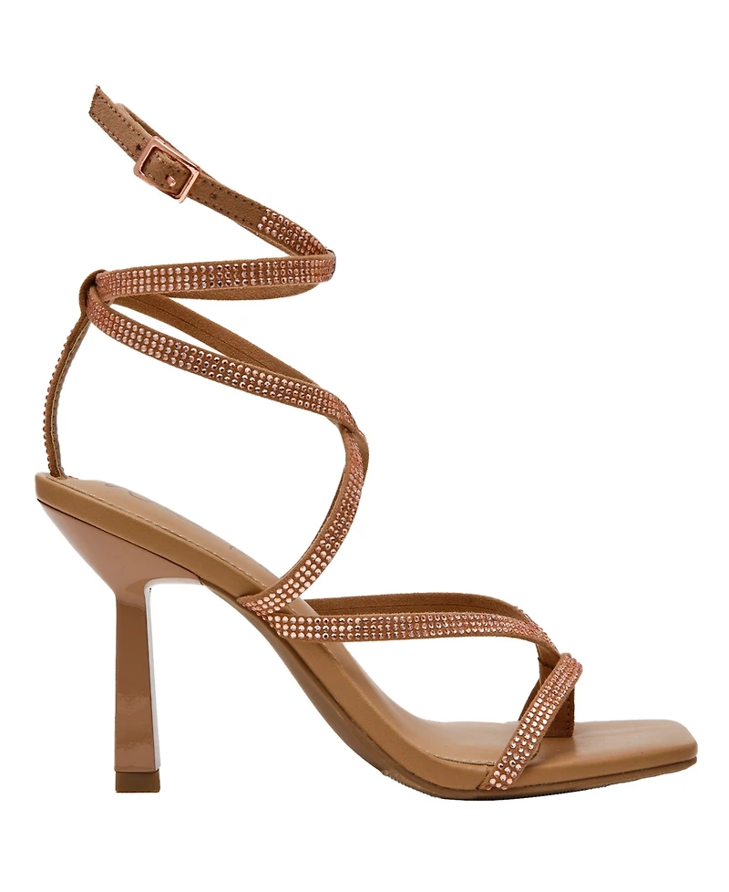 Wild Pair Women's Estee Rhinestone High Heel Dress Sandals, Macy's Exclusive