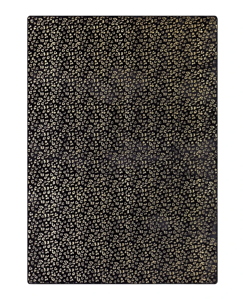 Juicy Couture Metallic Leopard Foil Print Rug, 72" x 48"