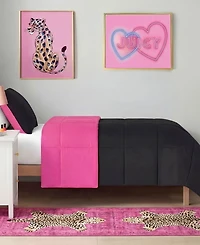 Juicy Couture Leopard Medallion Finely Soft Washable Runner Rug, 24" x 72"