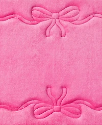 Juicy Couture Ribbon Border Quilted Memory Foam Bath Mat