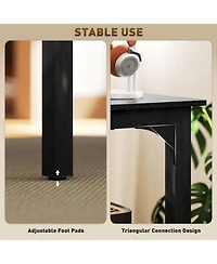 Homcom 70.9" Computer Desk, Study Desk with Metal Legs,