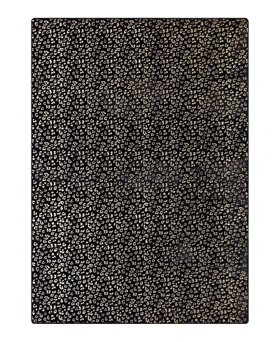 Juicy Couture Metallic Leopard Foil Print Rug, 72" x 48"