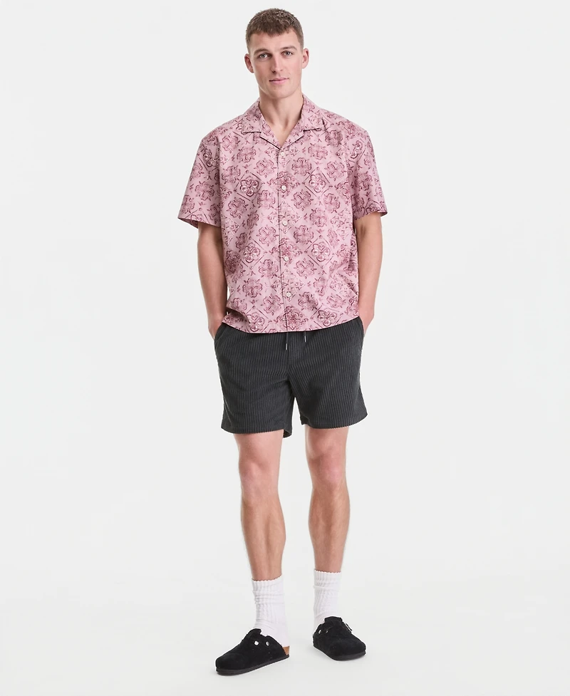 Sun + Stone Men's Drawcord 6" Pull-On Shorts, Macy's Exclusive