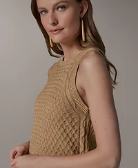Donna Karan New York Women's Crewneck Knit Sweater Top