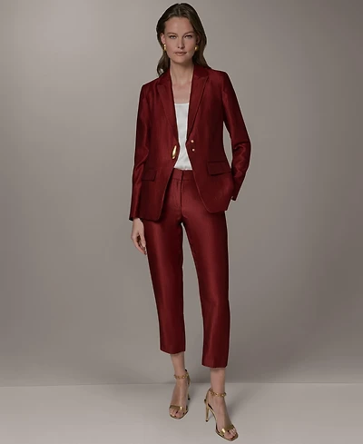 Donna Karan New York Women's One-Button Novelty Blazer