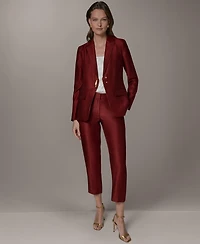 Donna Karan New York Women's One-Button Novelty Blazer