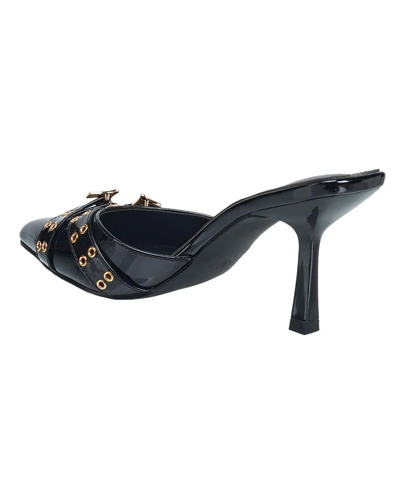 True Religion Womens Doll Metal Logo Heel