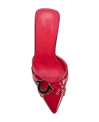 True Religion Womens Doll Metal Logo Heel
