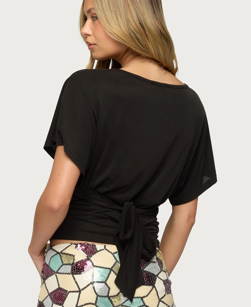 Edikted Women's Abriana Ruched Waist Top