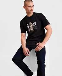 G Star Raw Mens Slim Fit Jeans District Graphic T Shirt