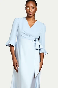 Coast Women's Satin Back Crepe Wrap Dress