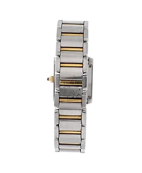Pre-Owned Cartier Tank Francaise Quartz Watch in Stainless Steel and Gold 20mm