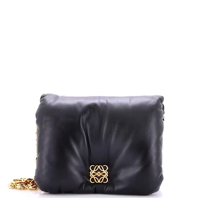 Pre-Owned Loewe Medium Goya Puffer Bag Leather
