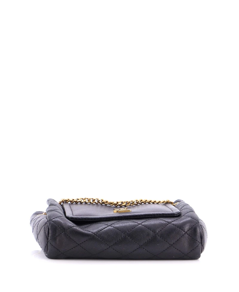 Pre-Owned Saint Laurent Mini Nolita Satchel Quilted Leather