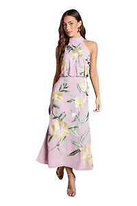 Coast Women's Floral Embroidery Midi Dress