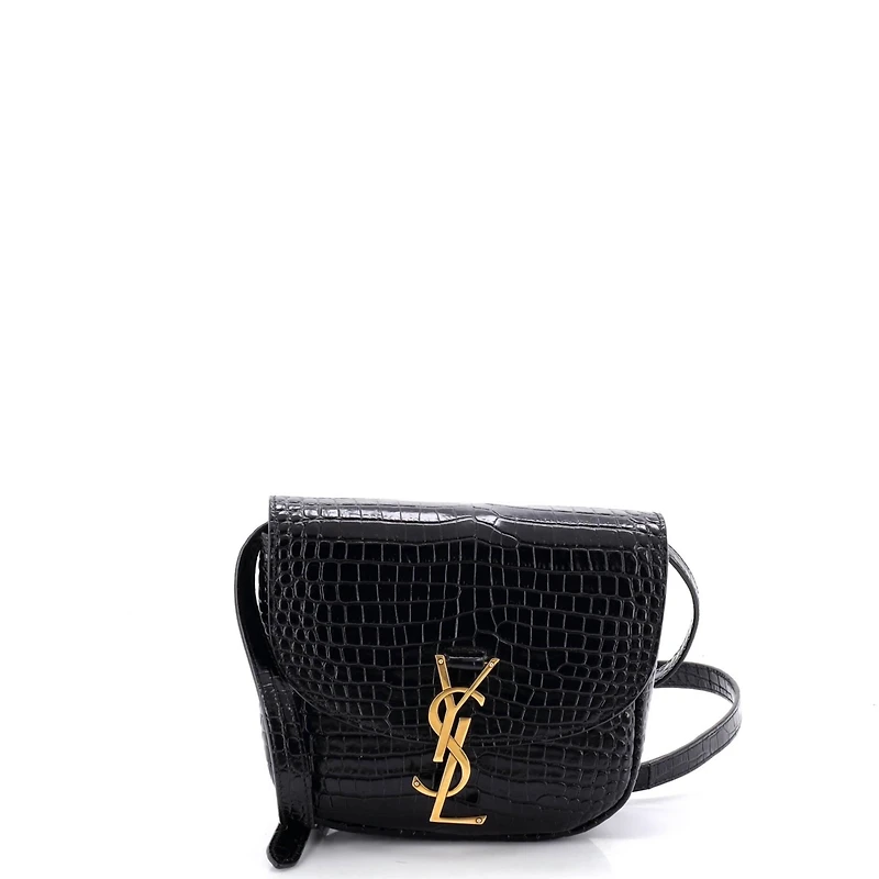 Pre-Owned Saint Laurent Small Kaia Shoulder Bag Embossed Leather