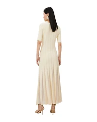 Karen Millen Women's Knit Full Skirt Midi Dress