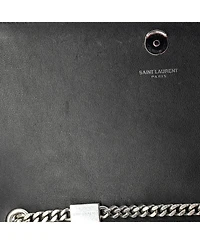 Pre-Owned Saint Laurent Medium Classic Monogram Crossbody Bag Embellished Leather